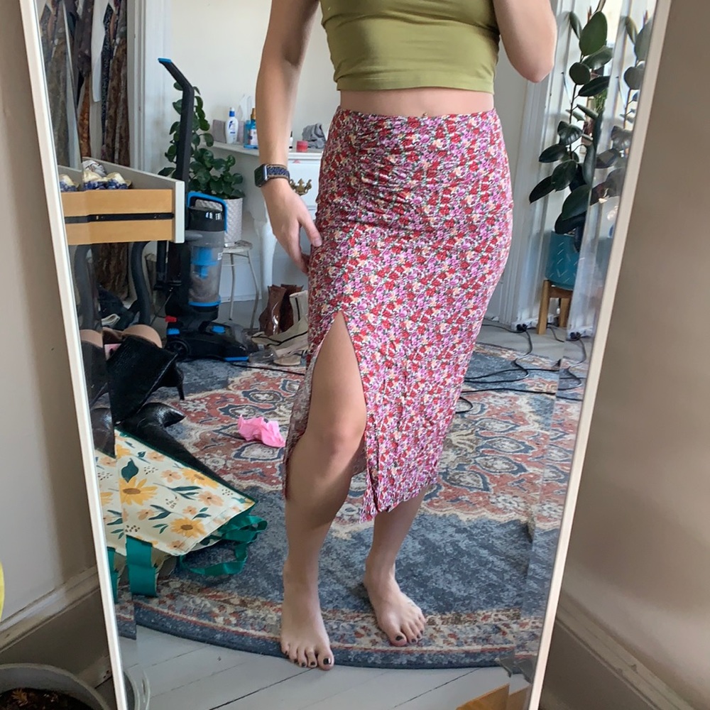 Floral skirt